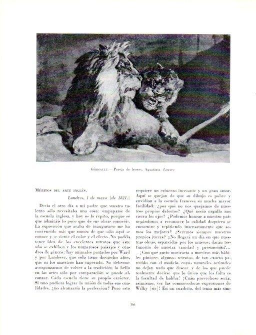 LAMINA V19036: Pareja de leones por Theodore Gericault