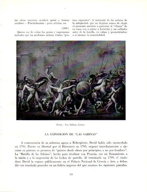 LAMINA V19031: Las Sabinas por Jacques-Louis Daid