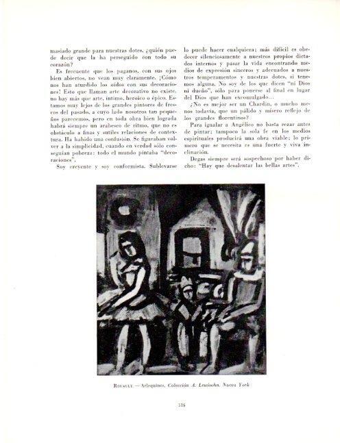 LAMINA V19108: Arlequines por Georges Rouault