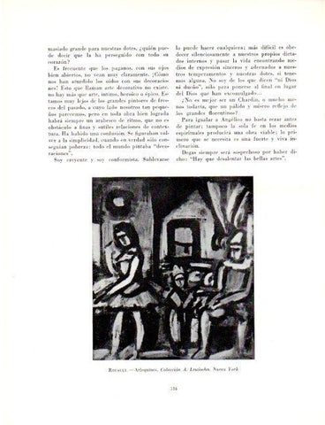 LAMINA V19108: Arlequines por Georges Rouault