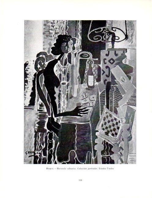 LAMINA V19109: Haciendo solitarios por Georges Braque