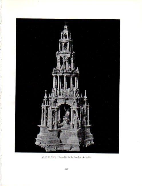 LAMINA V19128: Custodia de la Catedral de Avila por Juan de Arfe