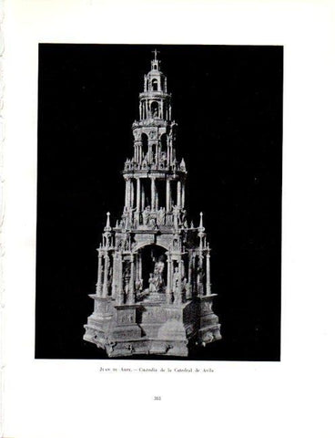 LAMINA V19128: Custodia de la Catedral de Avila por Juan de Arfe