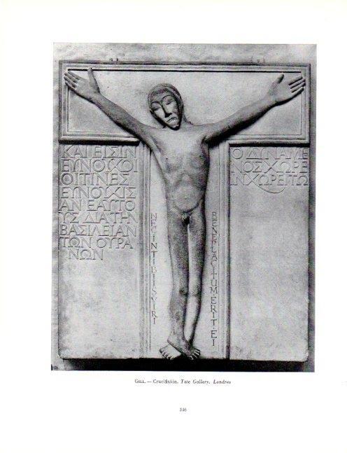 LAMINA V19121: Crucifixion por Eric Gill