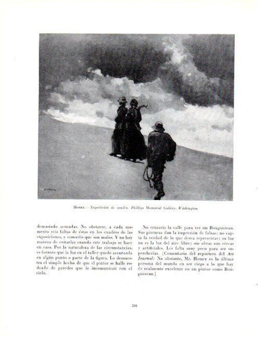LAMINA V19083: Expedicion de auxilio por Winslow Homer