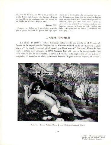 LAMINA V19089: Te Aisi Vahine por Gauguin