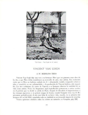 LAMINA V19093: Van Gogh en el camino por Van Gogh