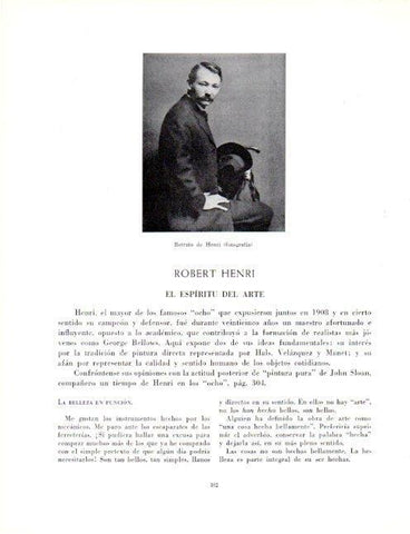 LAMINA V19100: Retrato de Henri por Robert Henri