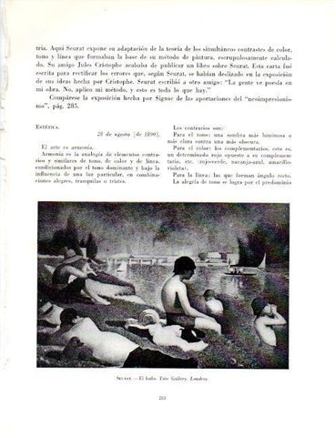 LAMINA V19091: El baño por Seurat