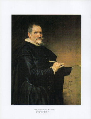LAMINA V18929: Velazquez. The Sculptor Martines Montañes 1635