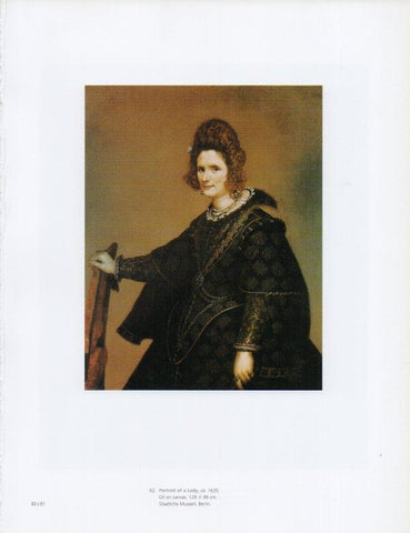 LAMINA V18932: Velazquez. Portrait of a Lady 1635