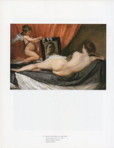 LAMINA V18934: Velazquez. Venus in the Mirror 1645-1648