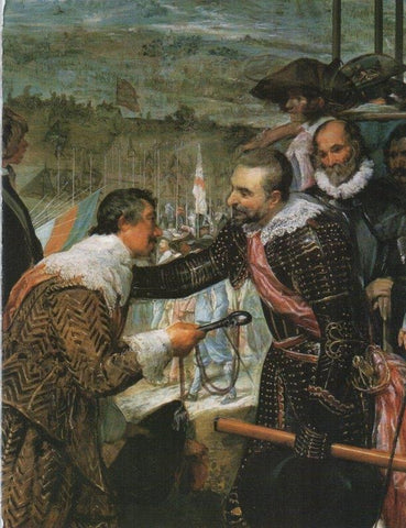 LAMINA V18939: Velazquez. The Surrender of Breda detail