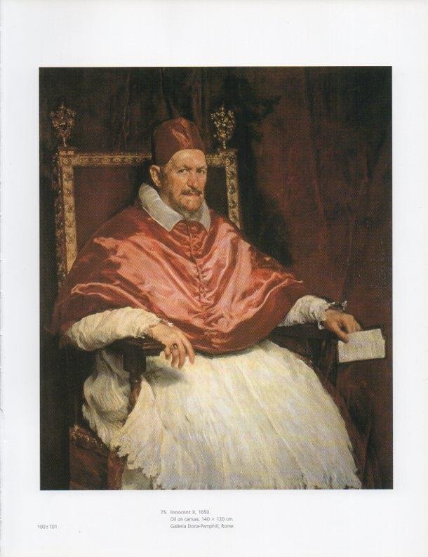 LAMINA V18942: Velazquez. Innocent X 1650