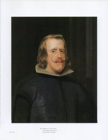LAMINA V18949: Velazquez. Philip IV 1651-1652