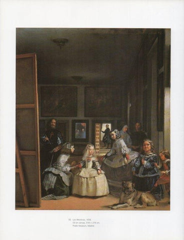 LAMINA V18951: Velazquez. Las Meninas 1656