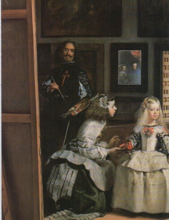 LAMINA V18952: Velazquez. Las Meninas detail 1656