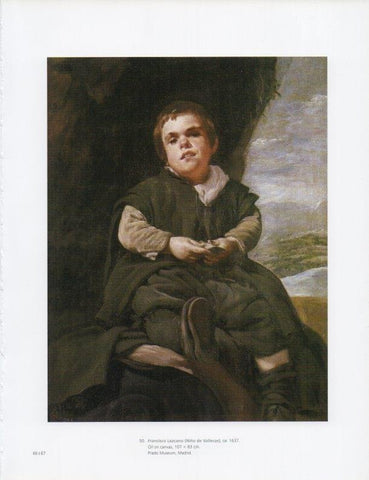 LAMINA V18925: Velazquez. Francisco Lezcano, Niño de Vallecas 1637