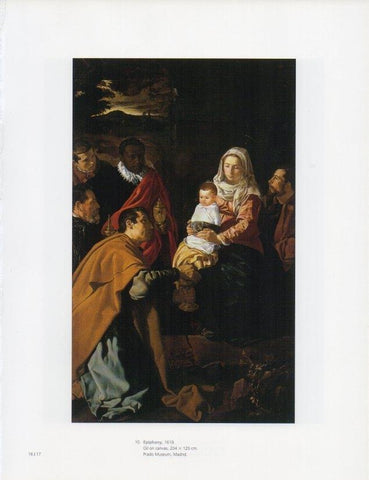 LAMINA V18901: Velazquez. Epiphany 1619