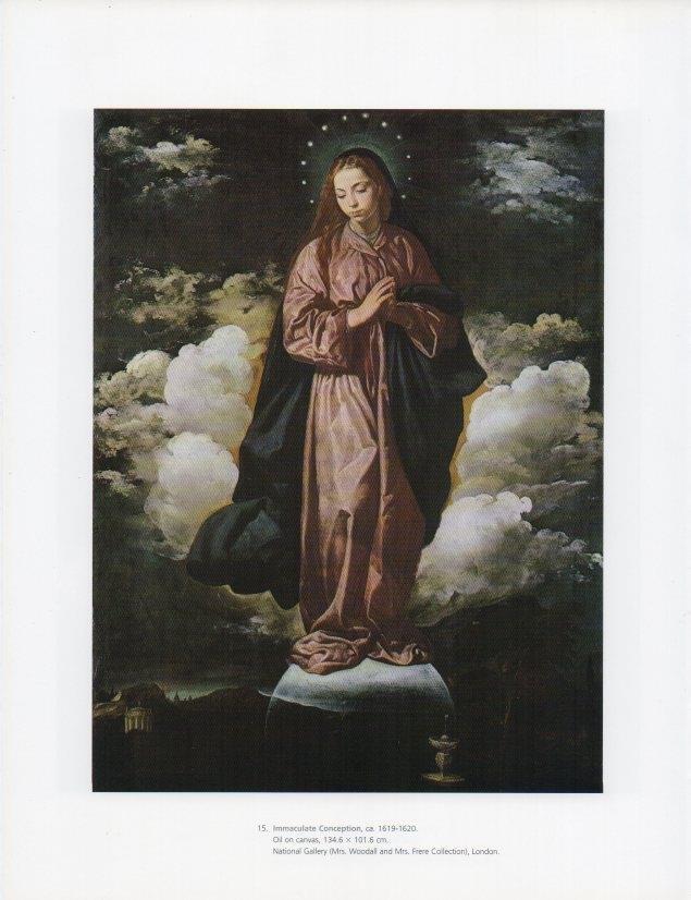 LAMINA V18903: Velazquez. Immaculate Conception 1619-1620