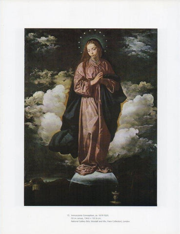 LAMINA V18903: Velazquez. Immaculate Conception 1619-1620