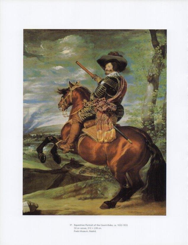 LAMINA V18917: Velazquez. Equestrian Portrait of the Count-Duke 1632-1633