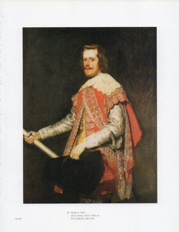LAMINA V18919: Velazquez. Philip IV 1644
