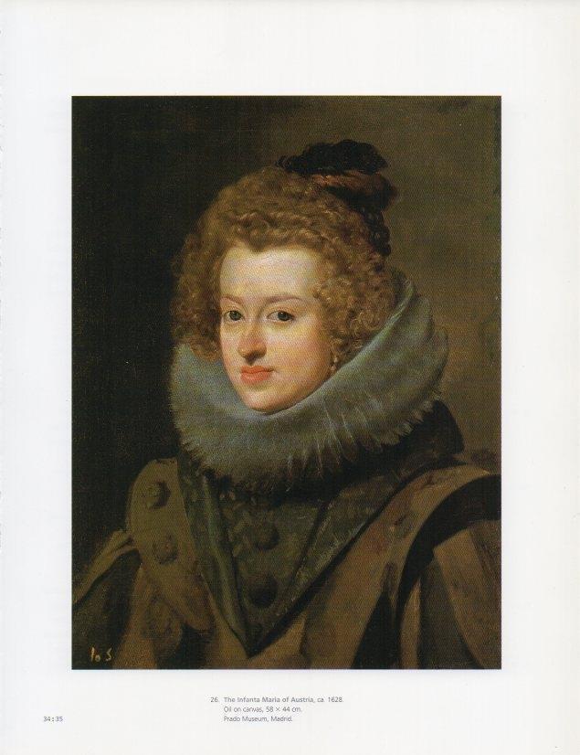 LAMINA V18910: Velazquez. The Infanta Maria of Austria 1628