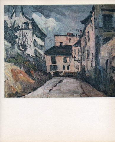 LAMINA V18955: Cezanne. Rue des Saules, Montmatre