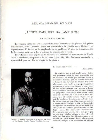 LAMINA V18988: Retrato de Cosme I de Medicis por Jacopo Carrucci