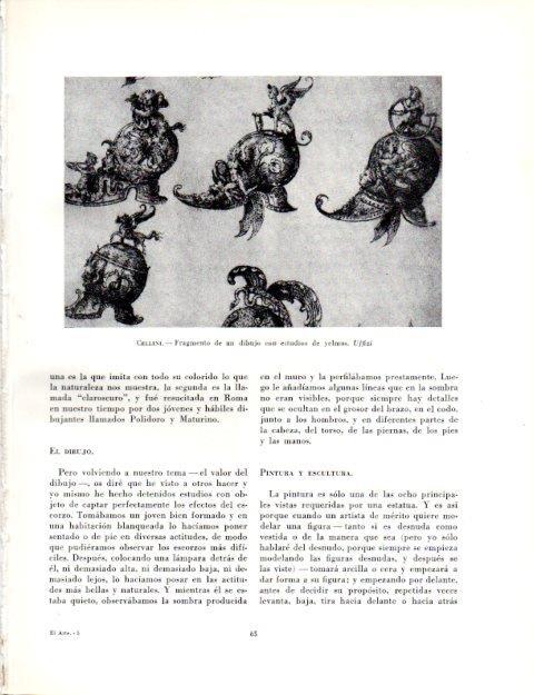 LAMINA V18989: Dibujo con estudios de yelmos por Benvenuto Cellini