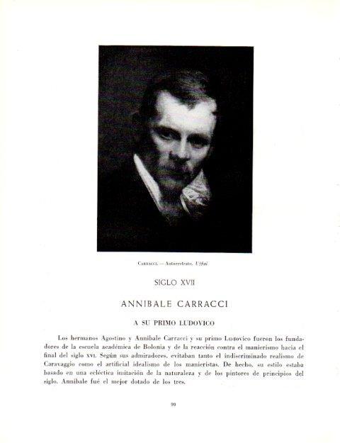 LAMINA V18999: Autorretrato por Annibale Carracci