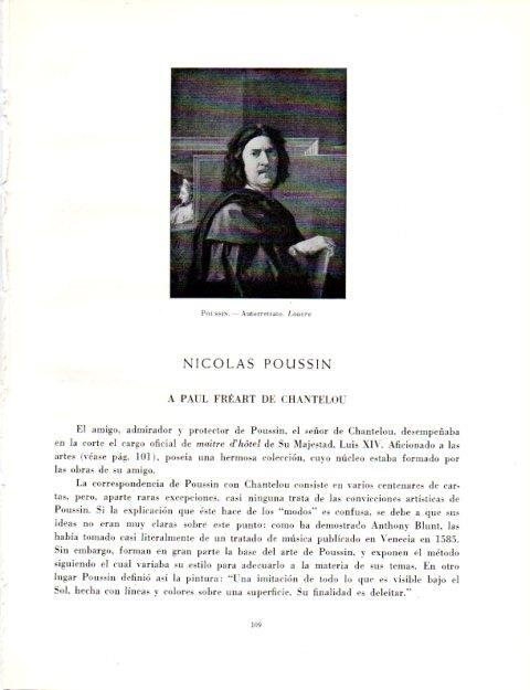 LAMINA V19011: Autorretrato por Nicolas Poussin