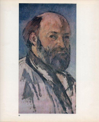 LAMINA V18961: Cezanne. Self-portrait