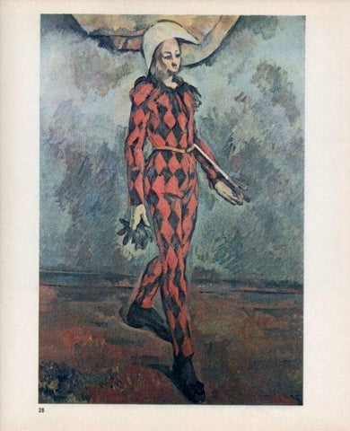 LAMINA V18967: Cezanne. Harlequin