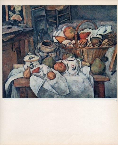 LAMINA V18968: Cezanne. Still-life with fruit basket