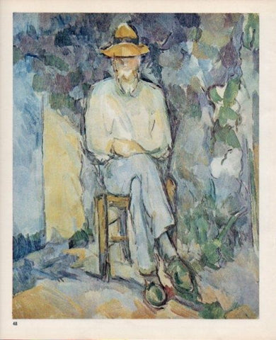 LAMINA V18977: Cezanne. The gardener