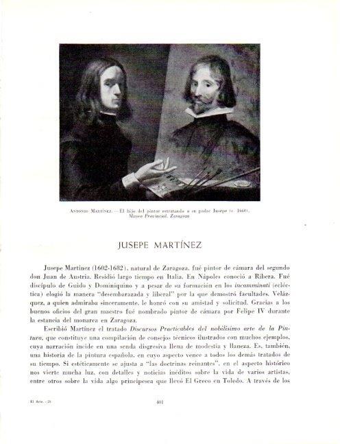 LAMINA V19135: El hijo del pintor retratando a su padre Jusepe por Antonio Martinez