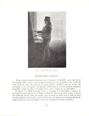 LAMINA V19137: Autorretrato por Goya