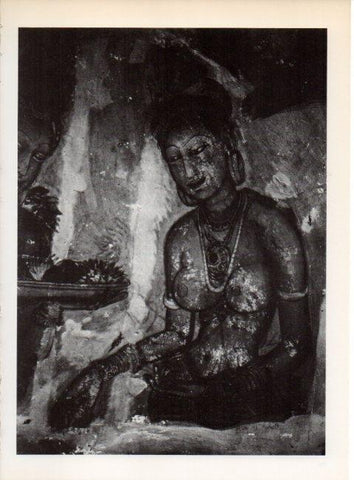 LAMINA V19297: Fresco del palacio de Sigiriya, Ceylan
