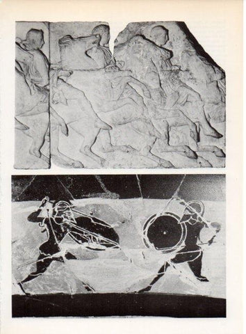 LAMINA V19300: Bajorrelieve de Fidias, Museo Britanico