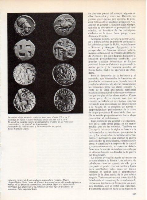 LAMINA V19288: Monedas corintias anteriores al 315 y monedas de Tasos