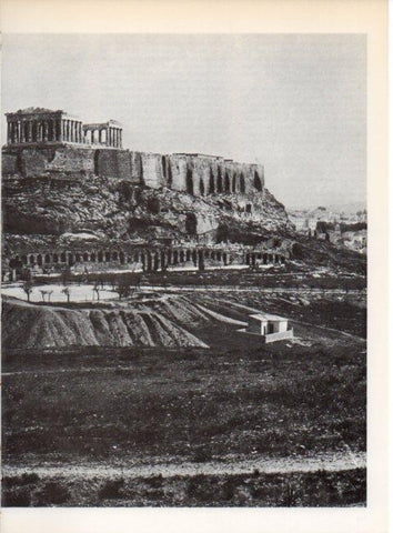 LAMINA V19303: Vista panoramica de la Acropolis de Atenas