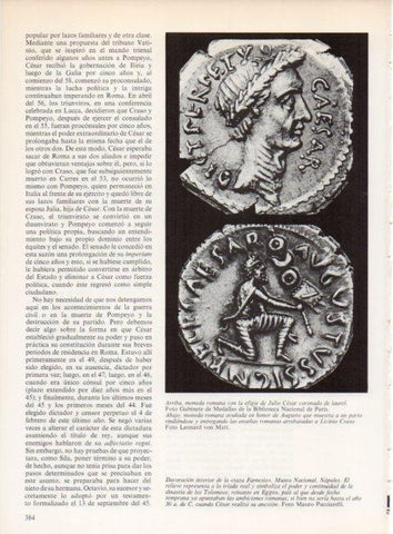 LAMINA V19312: Moneda con la efigie de Julio Cesar
