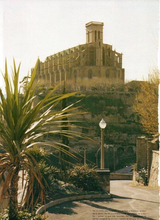 LAMINA V19314: Manresa. Vista panoramica de la Seu 