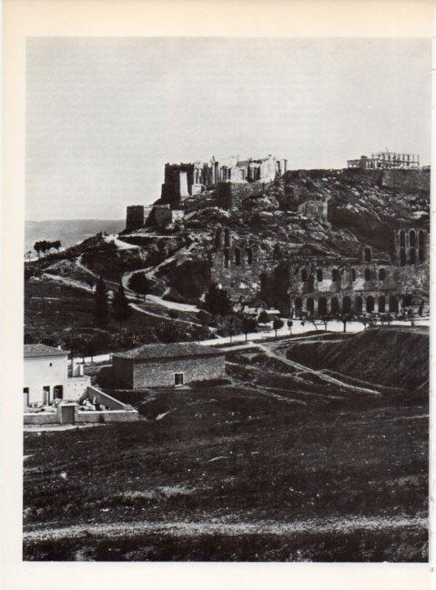 LAMINA V19302: Vista de la Acropolis de Atenas