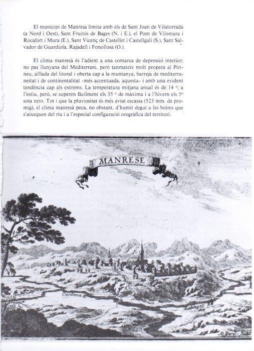 LAMINA V19315: Manresa. Dibuix de Beaulieu del segle XVII 