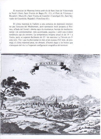 LAMINA V19315: Manresa. Dibuix de Beaulieu del segle XVII 