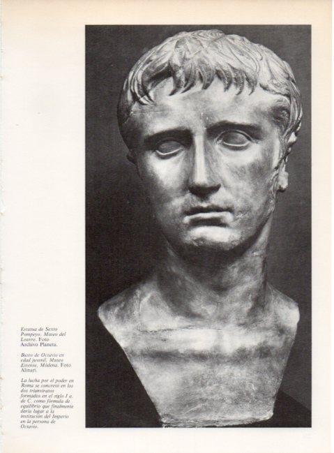 LAMINA V19269: Busto de Octavio