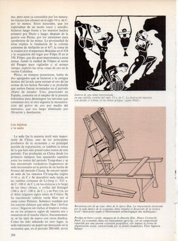 LAMINA V19278: Galeria de una mina segun ilustracion de Pfuhl